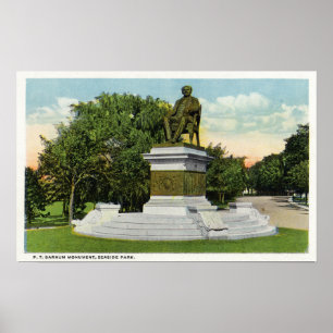 Poster Opinião de parque de beira-mar do monumento de P