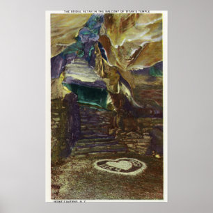 Poster Opinião do balcão do templo do titã do nupcial