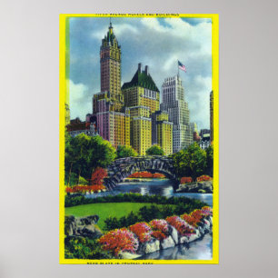 Pôster Opinião do Central Park de NYC de 5os hotéis da