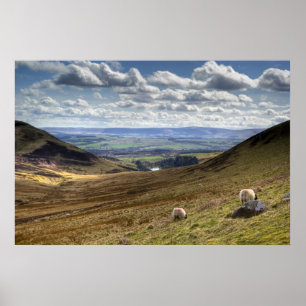 Pôster Opinião do monte de Edimburgo Pentland