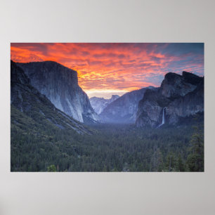 Poster Opinião do túnel de Yosemite