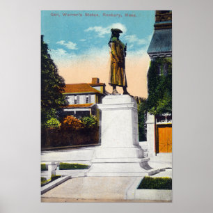 Poster Opinião Estátua do general Warren