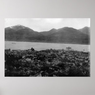 Poster Opinião Juneau, Alaska e S.S. Burnside dentro