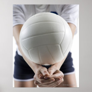 Pôster Opinião meados de da seção uma jovem mulher que