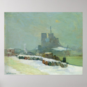Pôster Opinião Notre Dame, 1894 (óleo em canvas)