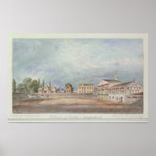 Pôster Opinião o anfiteatro de Astley, 1777