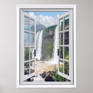 Poster Opinião Trompe da cachoeira - l ' janela do falso