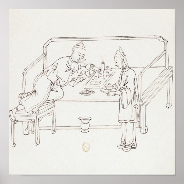 Pôster Ópio Fumante (Frente)