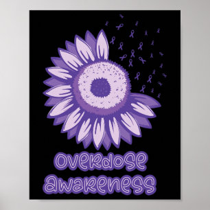 Poster Opióide de Fita Roxo de Sensibilização
