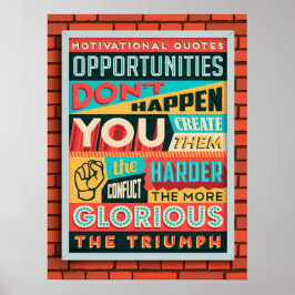 Poster Oportunidades de crio