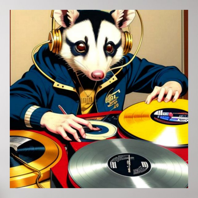 POSTER OPOSSUM DEE JAY (Frente)