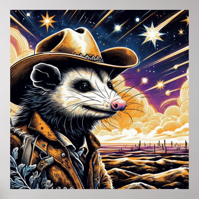 POSTER OPOSSUM-LIFE NO DESERTO 7 (Frente)