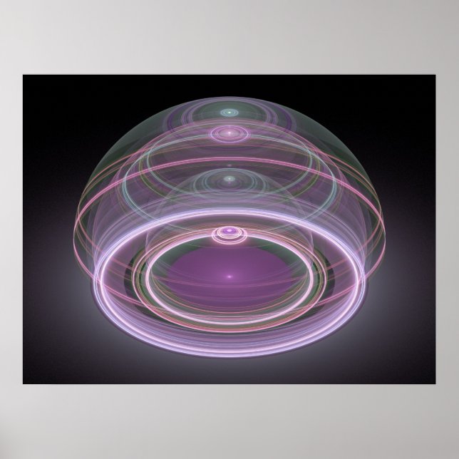 Poster Óptica Art 3D Grand Julian Fractal 08 (Frente)