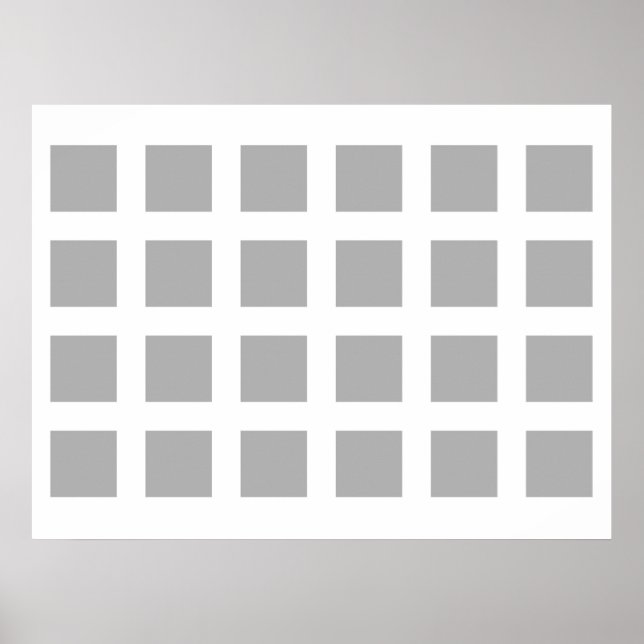 Poster Optical Illusion Vanishing Dots Grey and White (Frente)