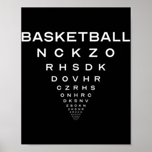 Poster Ópticos de Basquete Engraçados - Tanque de Piada d