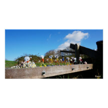 Optocht van Fubby's naar felicitatie.