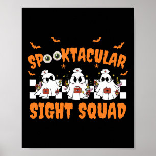 Poster Optometria de Halloween, Esquadrão de Visão Spookt