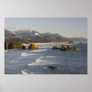 Pôster OR, Oregon Coast, Ecola State Park, vista 2