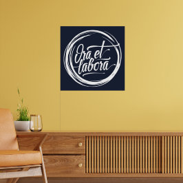 Poster Ora et labora