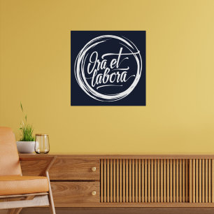 Poster Ora et labora