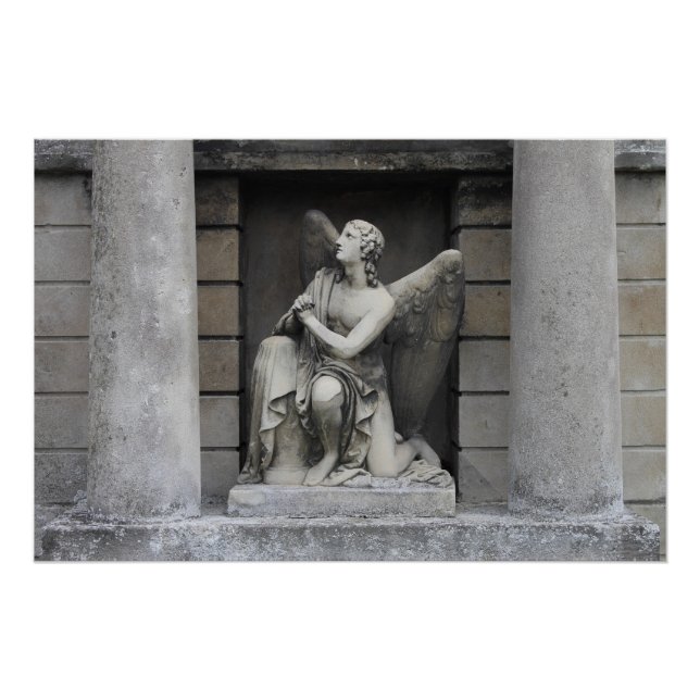 Pôster Oração à escultura do anjo (Frente)