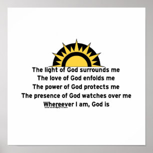 Pôster Oração da proteção