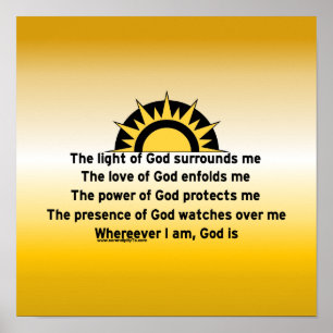 Pôster Oração da proteção