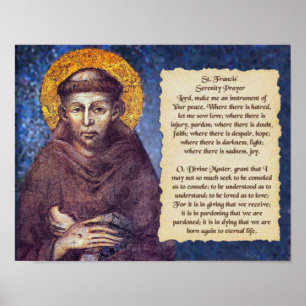 Poster Oração da serenidade de St Francis