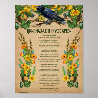 POSTER ORAÇÃO DE INVOCAÇÃO DE LUGHNASADH