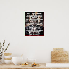 Poster Oração de Lorde Trump à MAGA