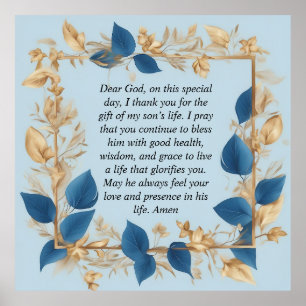 Poster Oração de Mãe para o Filho