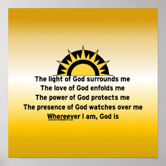 Pôster Oração de proteção