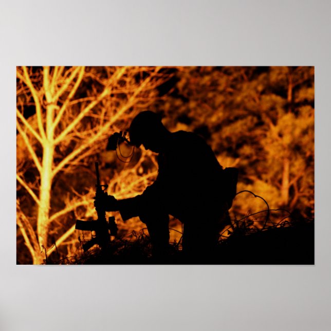 Poster Oração de Soldado (Frente)