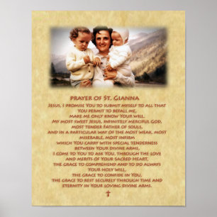 Poster Oração de St. Gianna Molla