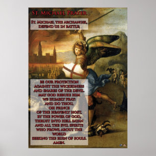 Poster Oração de St Michael