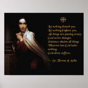 Pôster Oração de St Teresa de Avila