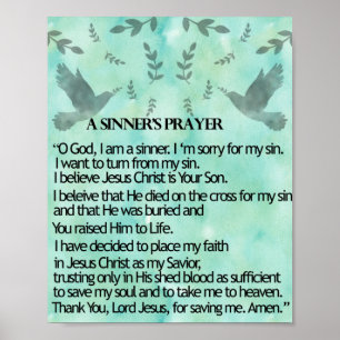 Poster Oração de um Sinner