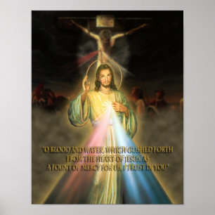 Poster Oração divina do compaixão