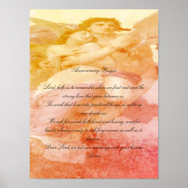 Poster Oração do Aniversário com Anjos (Frente)