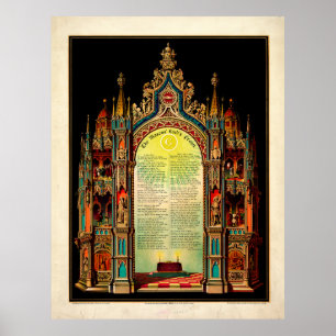 Poster Oração do Senhor dos Masons (1892)