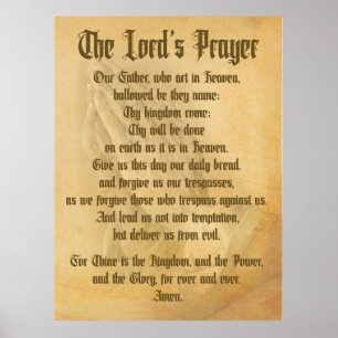Poster Oração do Senhor (Tradicional)