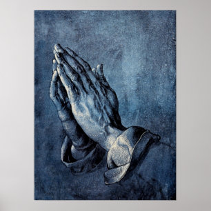 Pôster Oração dobrada das mãos - Durer