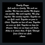 Pôster Oração Familiar<br><div class="desc">Oração Familiar - Deus nos fez uma família, Precisamos um do outro, Adoramos um ao outro Nós nos perdoamos, trabalhamos juntos, brincamos juntos, cultos juntos, Juntos usamos a palavra de Deus, Juntos crescemos em Cristo, Juntos amamos todos os homens, Juntos servimos nosso Deus, Juntos esperamos pelo céu, Estas são nossas...</div>