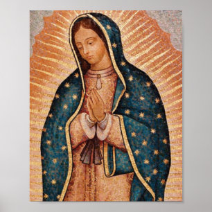 Poster Oração Fúnebre Santa Maria de Guadalupe Espanhola
