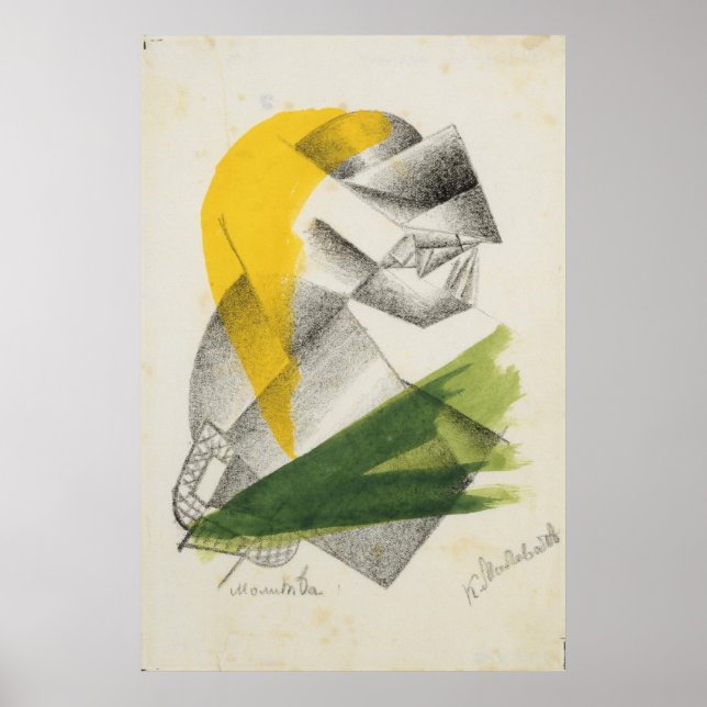 Poster Oração II, c.1913 (litógrafo) (Frente)