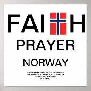 PÔSTER ORAÇÃO NORUEGA DA FÉ