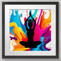 Oração Pose Yoga mulher pão bravo Pão espiritual