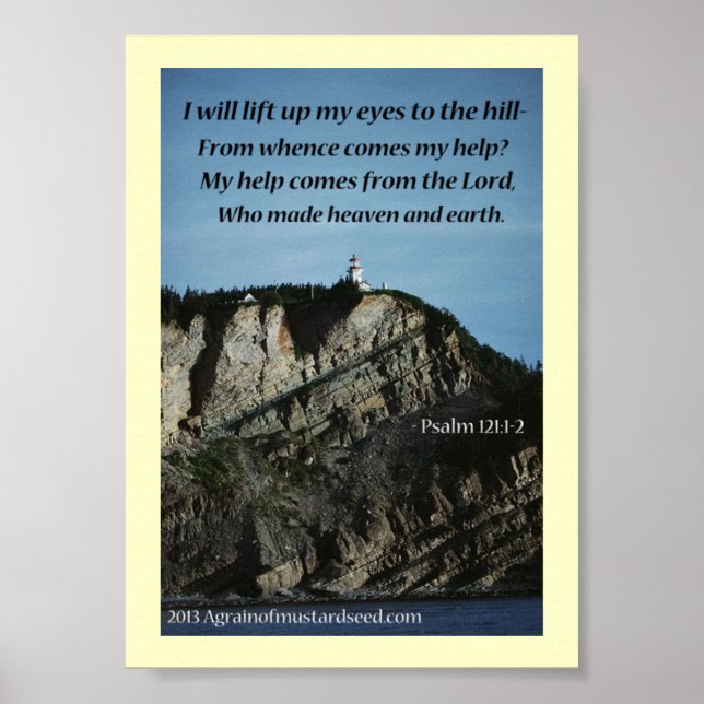 Pôster Orações de Escritura de bíblia (Frente)