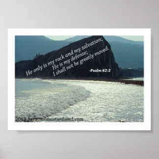 Pôster Orações de Escritura de bíblia