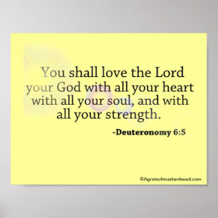 Poster Orações de Escritura de bíblia